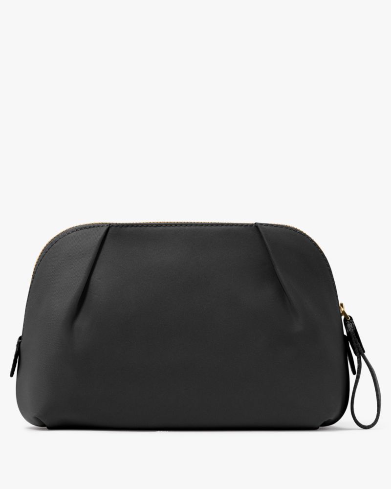 Kate Spade,Chelsea Nylon Cosmetic Bag,Black
