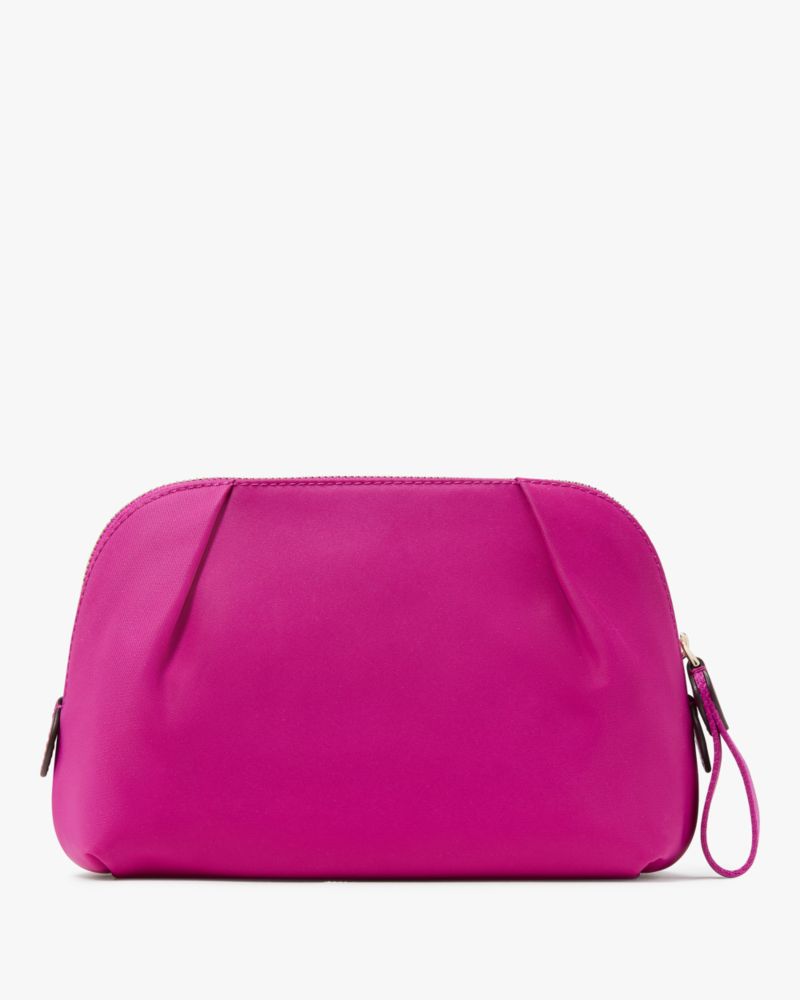 Kate Spade,Chelsea Nylon Cosmetic Bag,Fuchsia