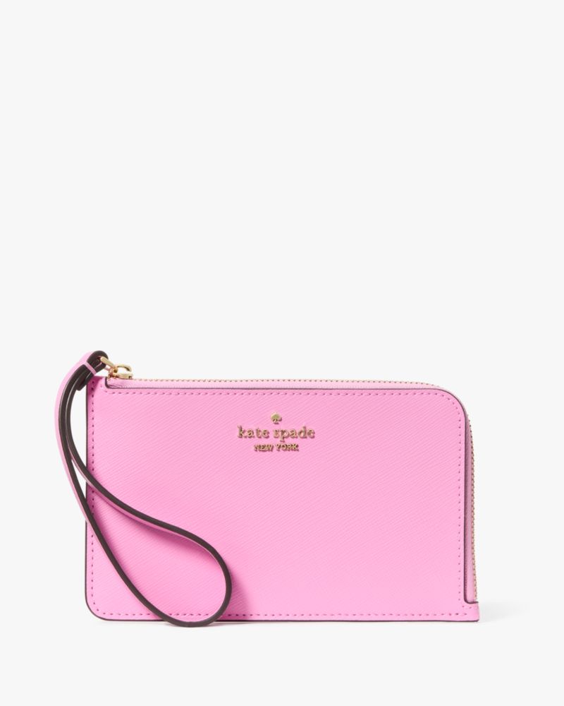 Kate Spade,ルーシー スモール L-ジップ リスレット,サーフピンク