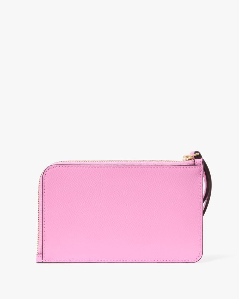 Kate Spade,ルーシー スモール L-ジップ リスレット,サーフピンク