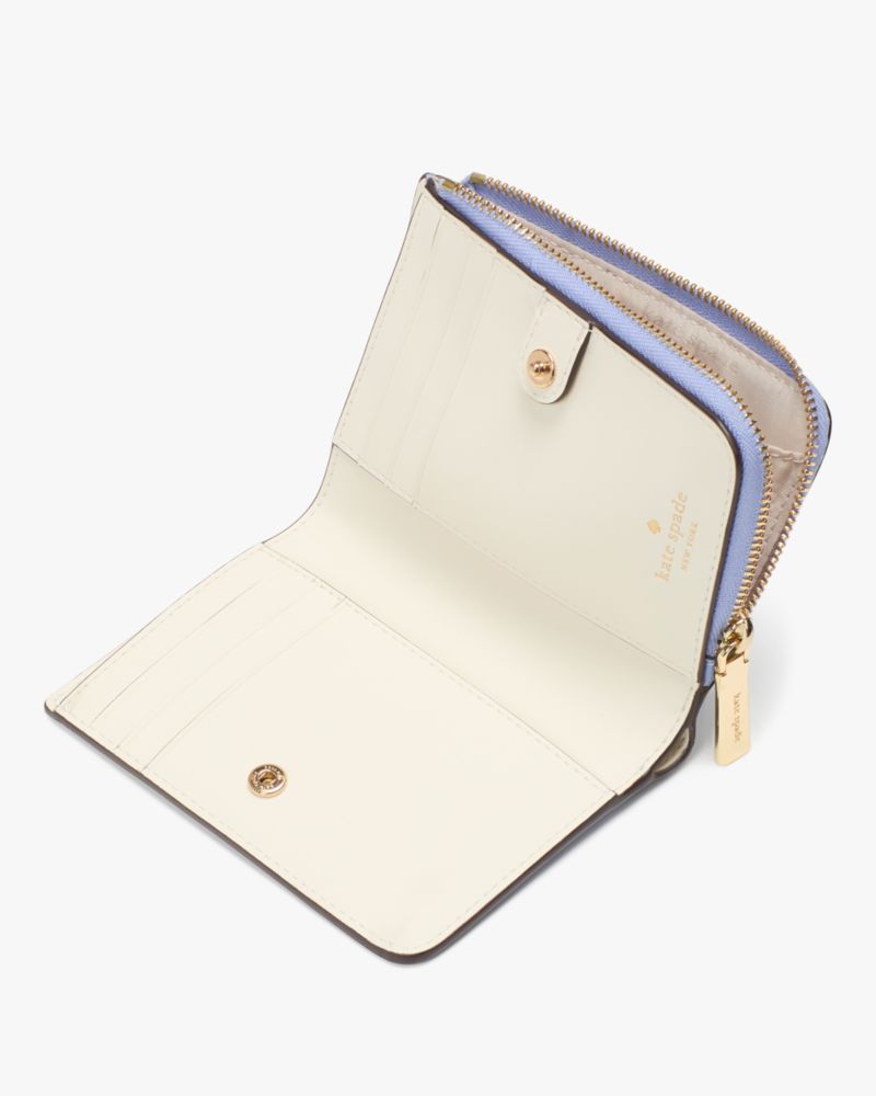 Kate Spade,マディソン スモール Lジップ ウォレット,財布小物,フロステッド ブルーベリー