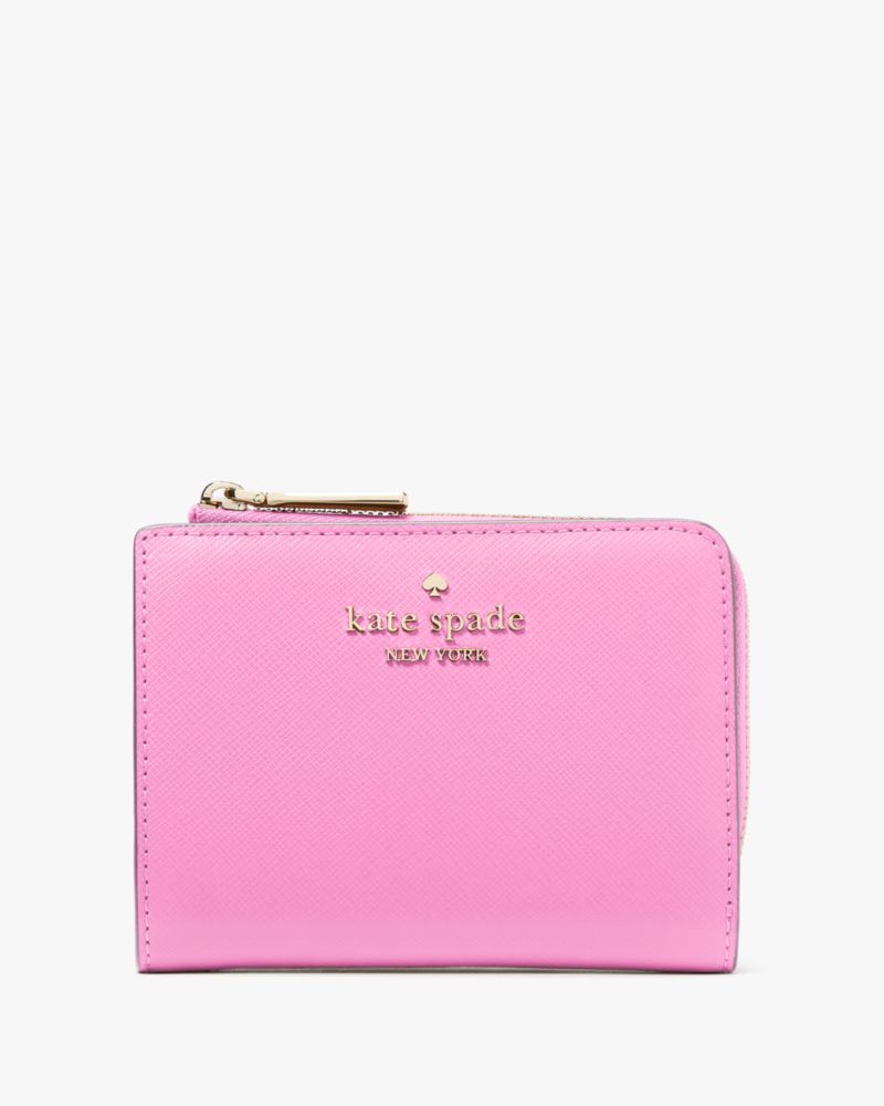 Kate Spade,マディソン スモール L-ジップ ウォレット,財布小物,サーフピンク