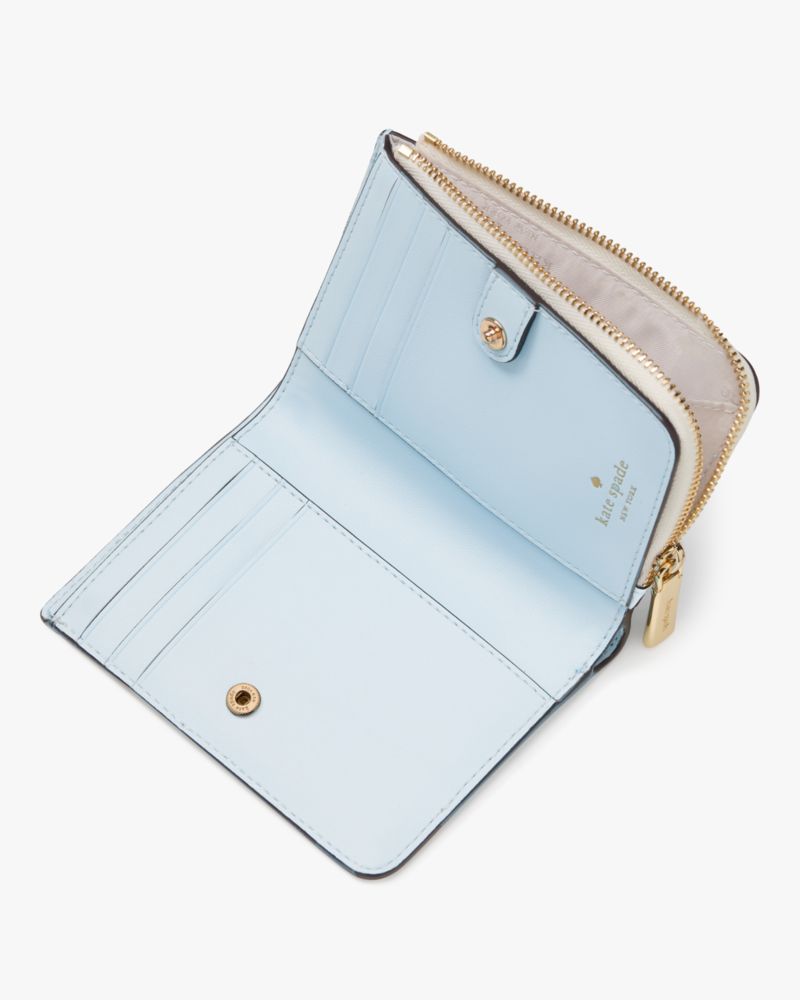 Kate Spade,マディソン カラーブロック スモール L-ジップ ウォレット,財布小物,クリスプスカイマルチ