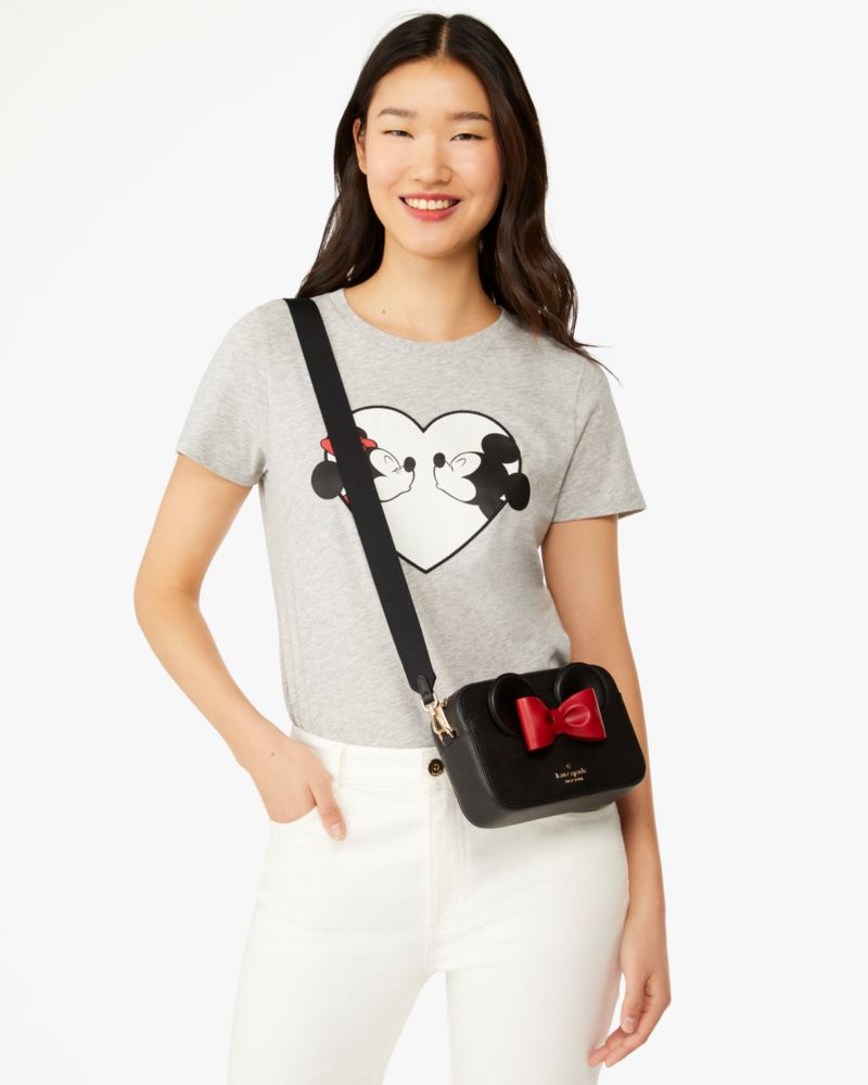 Kate Spade,Minnie Mouse Mini Camera Bag,Black Multi