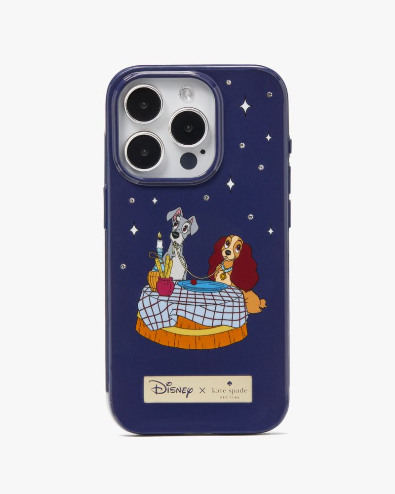 Kate Spade,Disney X Kate Spade New York Lady And The Tramp iPhone 15 Pro Case,