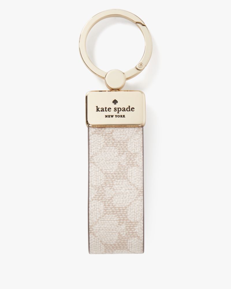 Kate Spade,Signature Spade Flower Keyfob,Multi Color