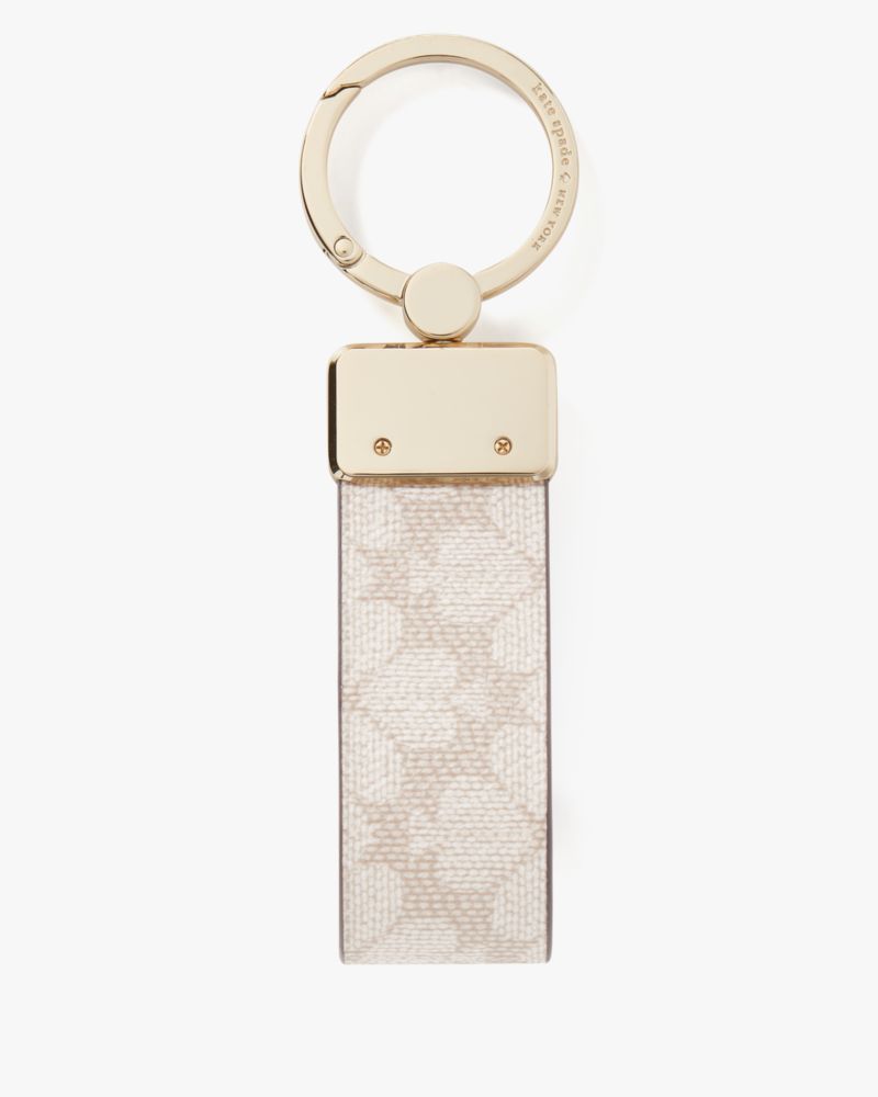 Kate Spade,Signature Spade Flower Keyfob,Multi Color