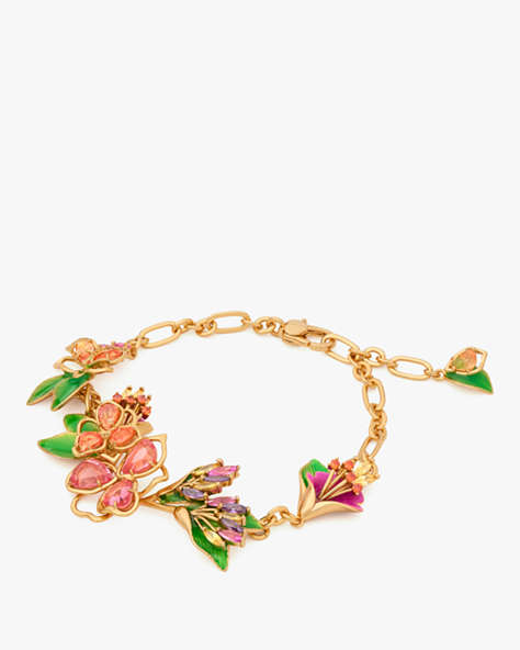 Kate Spade,Paradise Floral Statement Bracelet,Multi