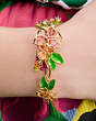 Kate Spade,Paradise Floral Statement Bracelet,Multi
