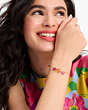Kate Spade,Paradise Floral Line Bracelet,Multi