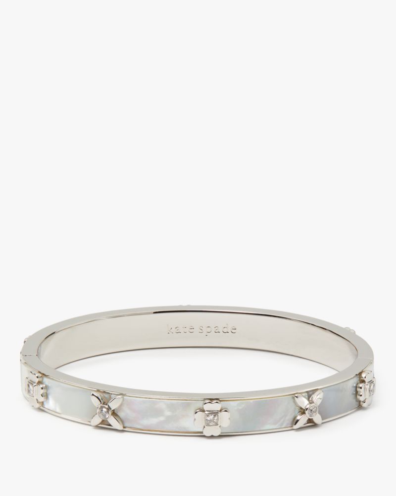 Kate Spade,Heritage Bloom Hinged Bangle,