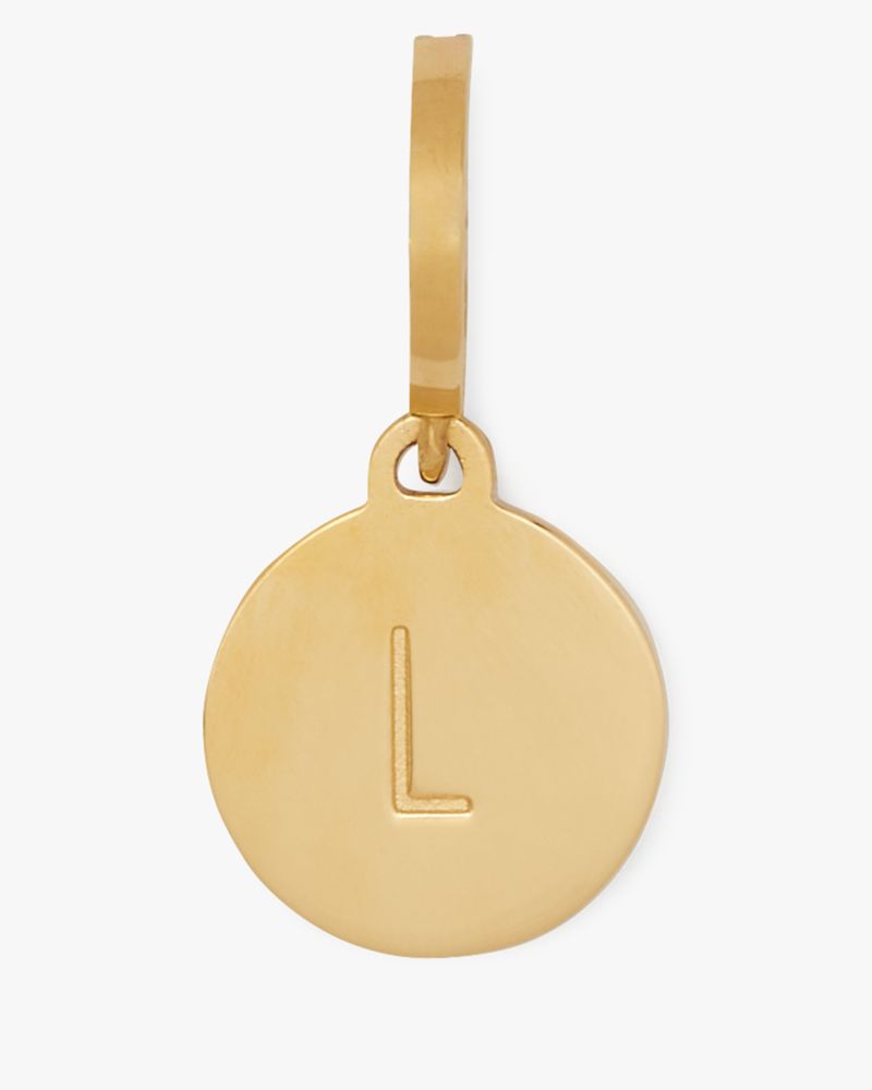 Kate Spade,One In A Million Mini L Charm,Gold