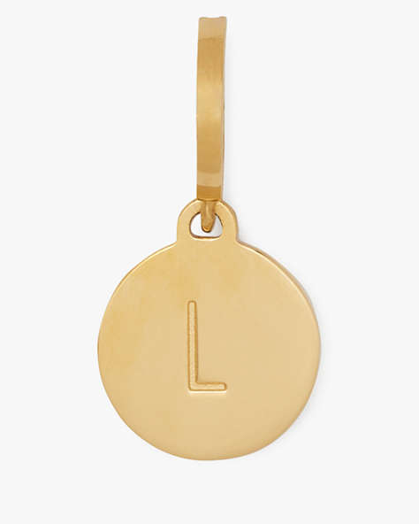 Kate Spade,One In A Million Mini L Charm,Gold