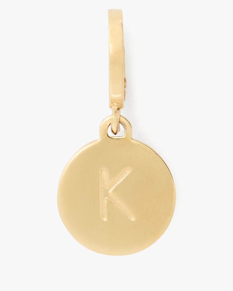 Kate Spade,One In A Million Mini K Charm,Gold Metal,Casual,