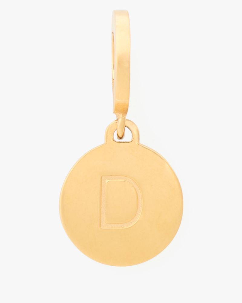 Kate Spade,One In A Million Mini D Charm,Gold