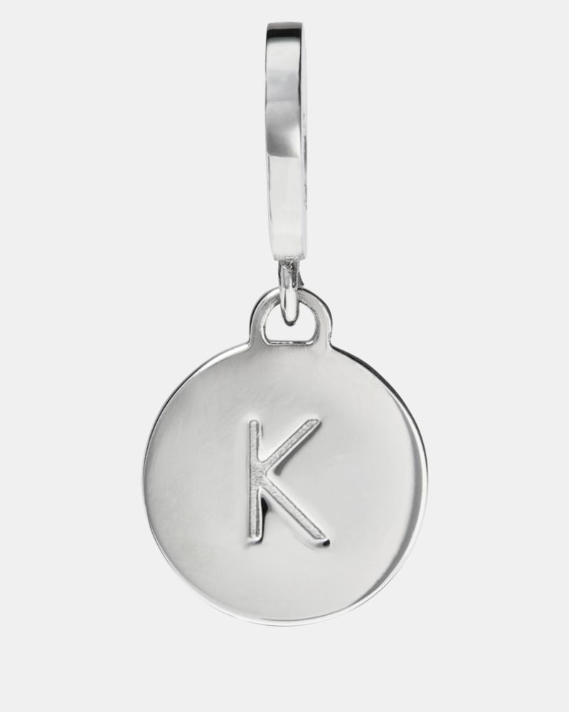 Kate Spade,Initial Mini Charm,Disc,Stainless Steel,Gold Plated,Gold Metal,Casual,