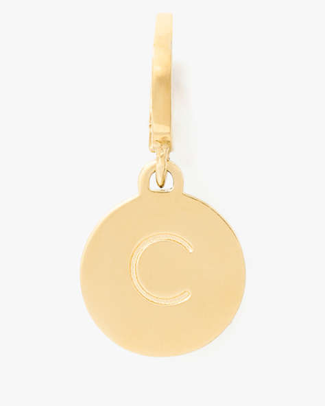 Kate Spade,One In A Million Mini C Charm,Gold