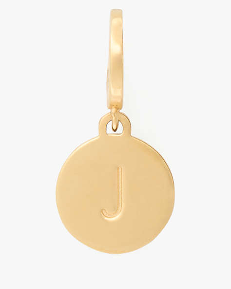 Kate Spade,One In A Million Mini J Charm,Gold