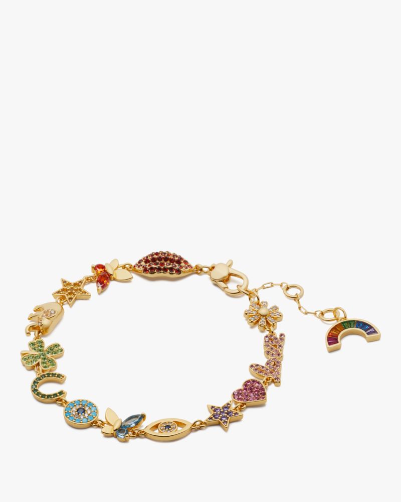 Rainbow Joy Charm Bracelet