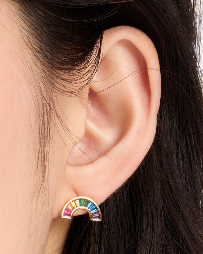 Kate Spade,Rainbow Joy Studs,Multi