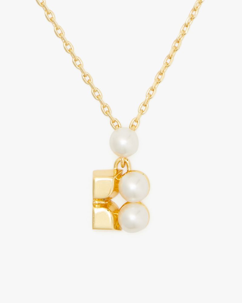 Kate Spade,Noel Mini Pendant,Cream/Gold