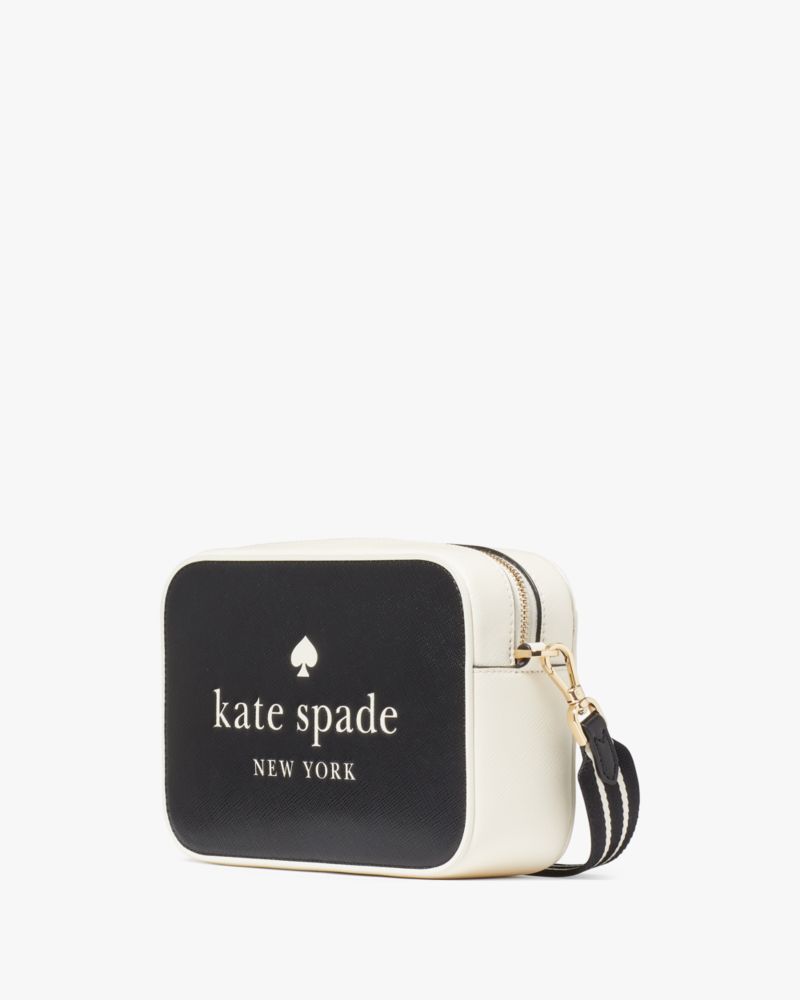 Kate Spade,Oh Snap Colorblock Mini Camera Bag,Camera Bag,Stripe,Color Block,Casual,Black