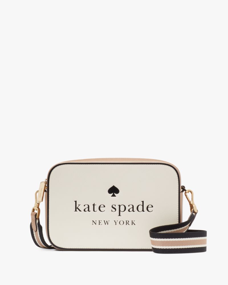Kate Spade,Oh Snap Colorblock Mini Camera Bag,Toasted Hazelnut Multi