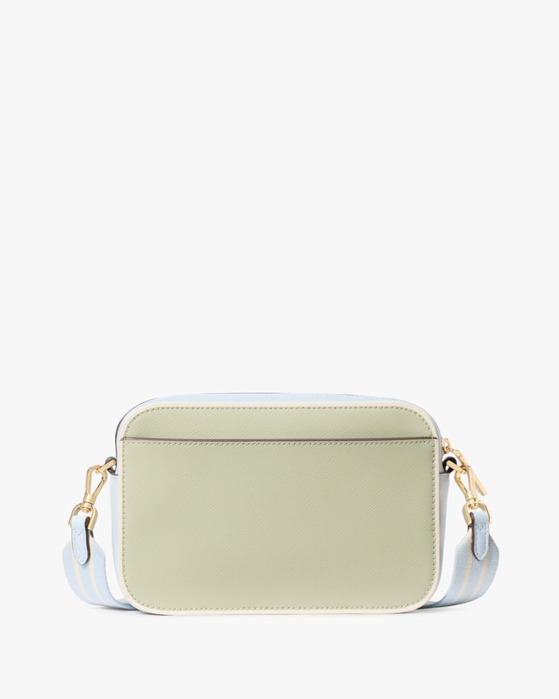 Kate Spade,Oh Snap Camera Bag,Camera Bag,Stripe,Color Block,Casual,Gray