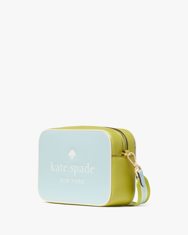 Kate Spade,Oh Snap Camera Bag,Camera Bag,Stripe,Color Block,Casual,Blue
