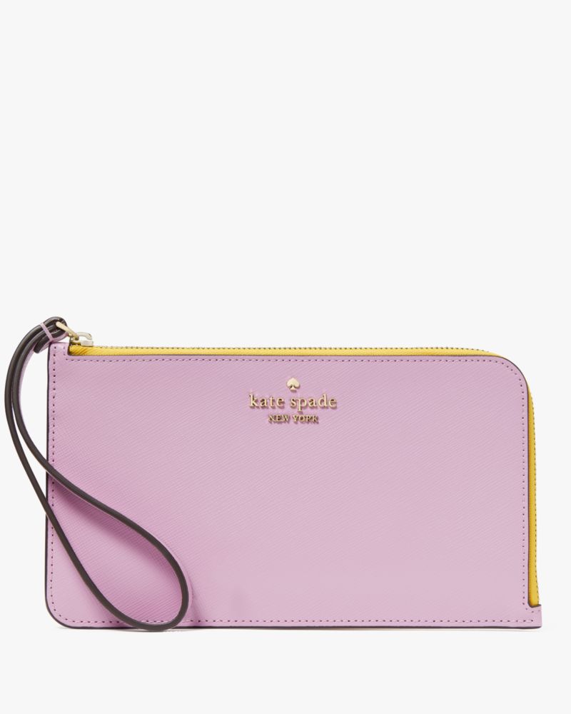 Lucy Bicolor Medium L Zip Wristlet