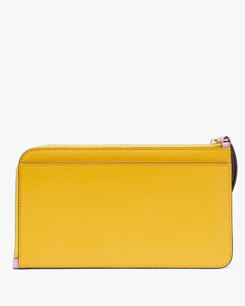 Lucy Bicolor Medium L Zip Wristlet | Kate Spade GB