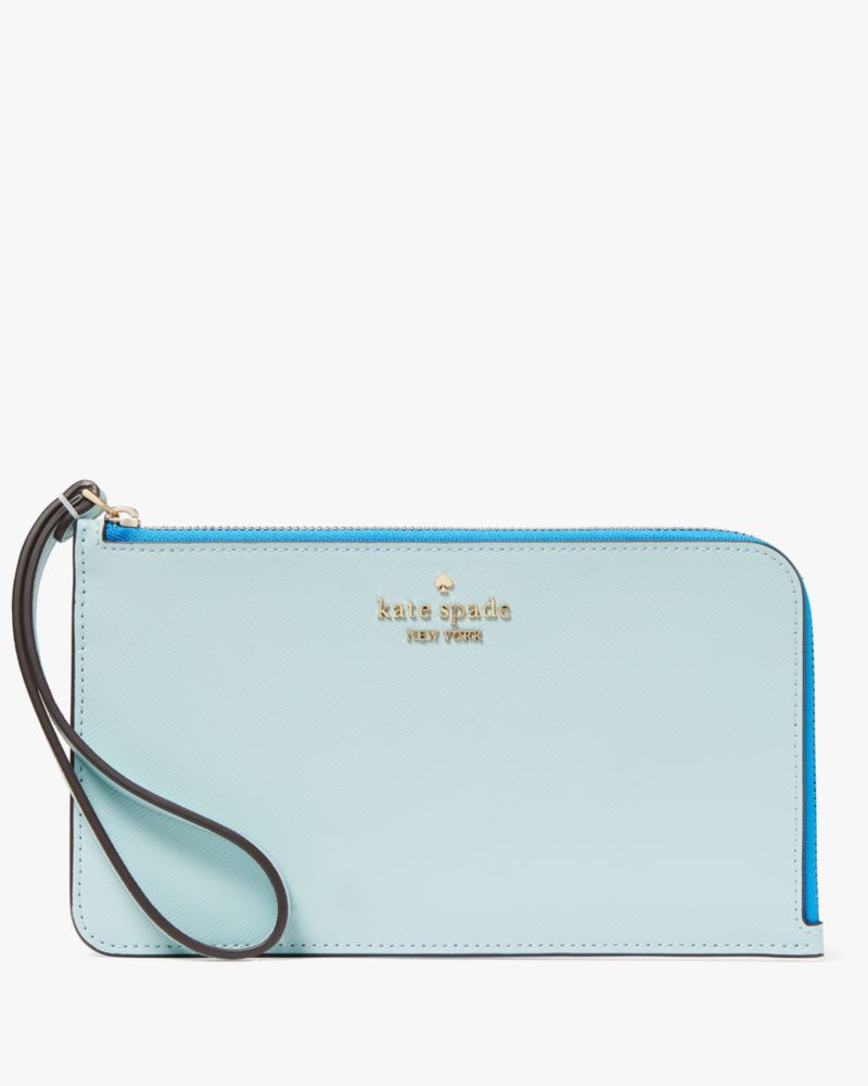 Lucy Bicolor Medium L Zip Wristlet