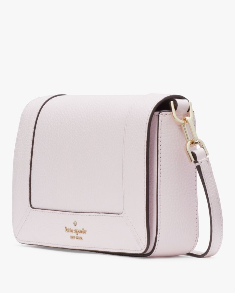 Kate Spade,Lena Mini Flap Crossbody,Crossbody,Metal Material,Logo,Casual,White