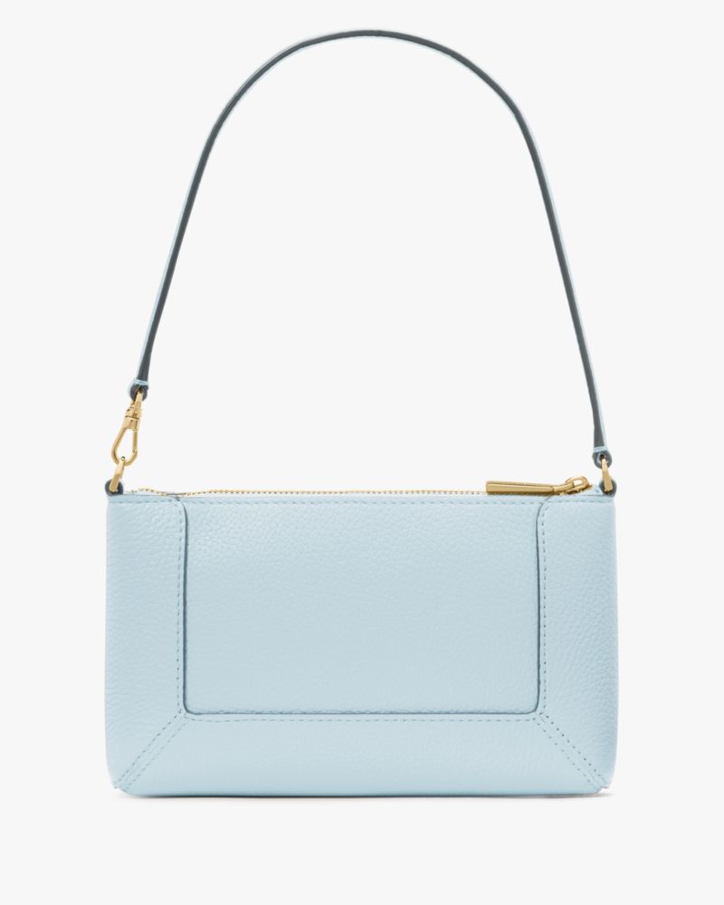 Kate Spade,Lena Convertible Wristlet,Wristlet,Pouch,Metal Material,Metal,Logo,Casual,Blue