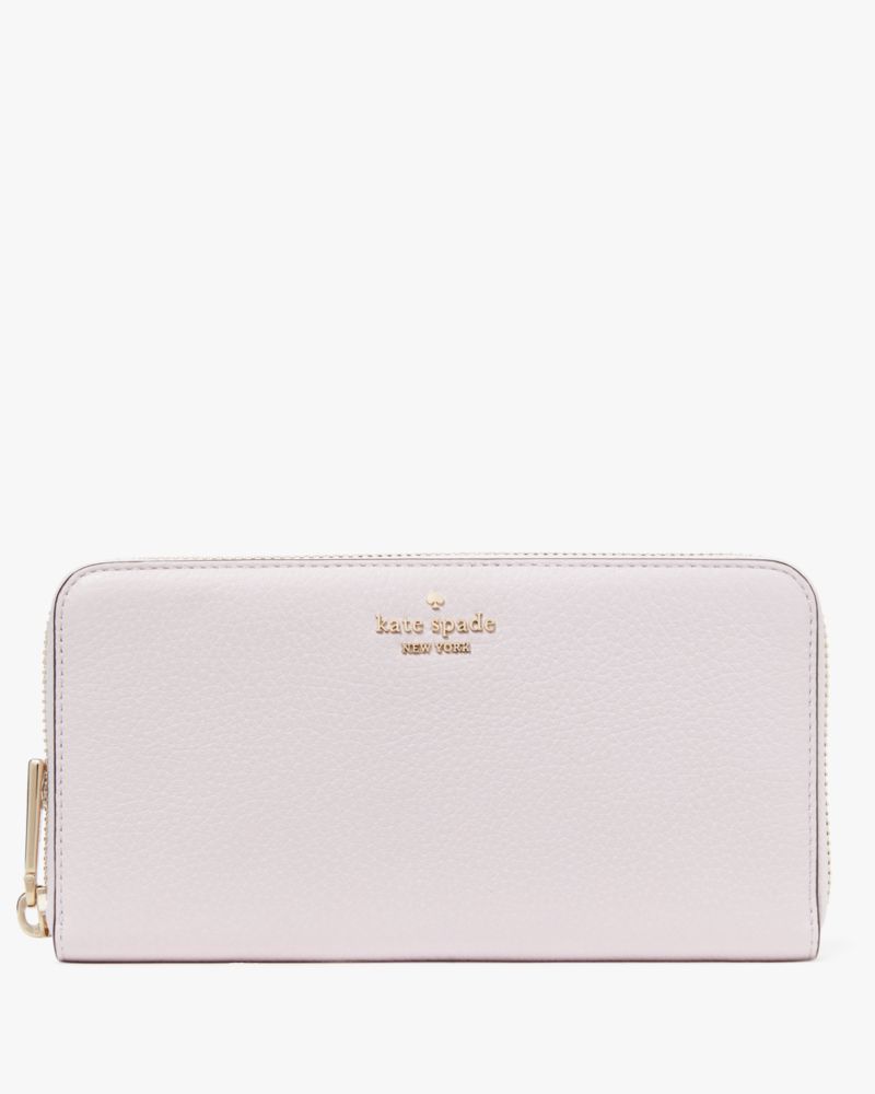 Kate Spade,Lena Large Continental Wallet,Shimmer Pink