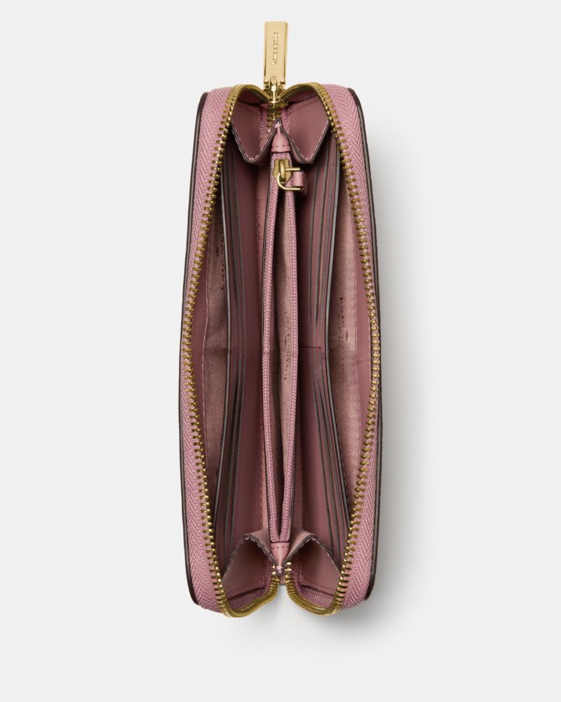 Kate Spade,Lena Large Continental Wallet,Continental,Logo,Metal,Casual,