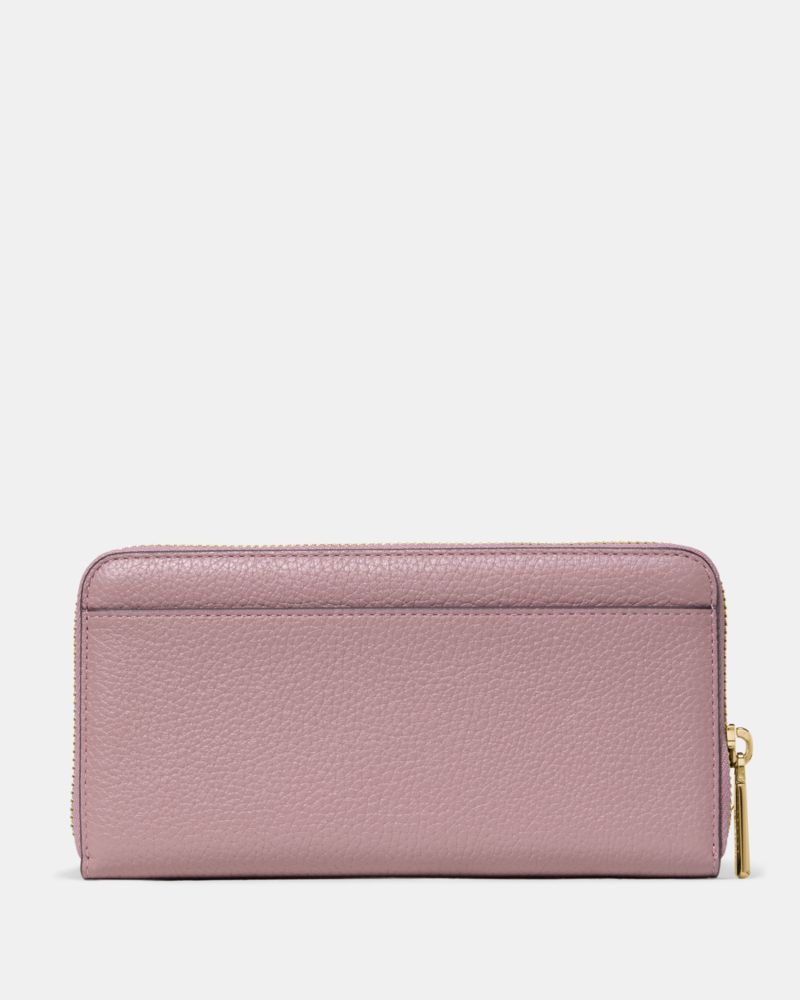 Kate Spade,Lena Large Continental Wallet,Continental,Logo,Metal,Casual,