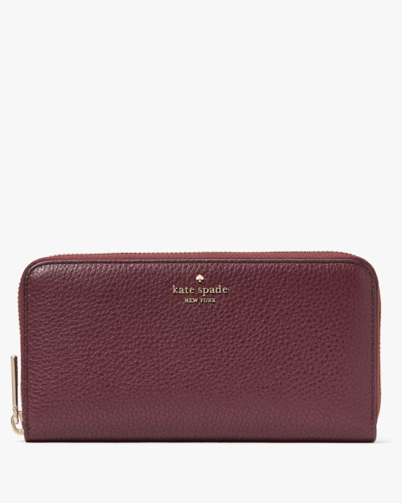 Kate Spade,レナ ラージ コンチネンタル ウォレット,財布小物,チェリーウッド