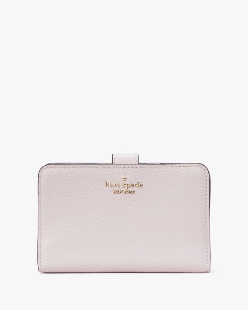 Kate Spade,Lena Medium Compact Bifold Wallet,Pink