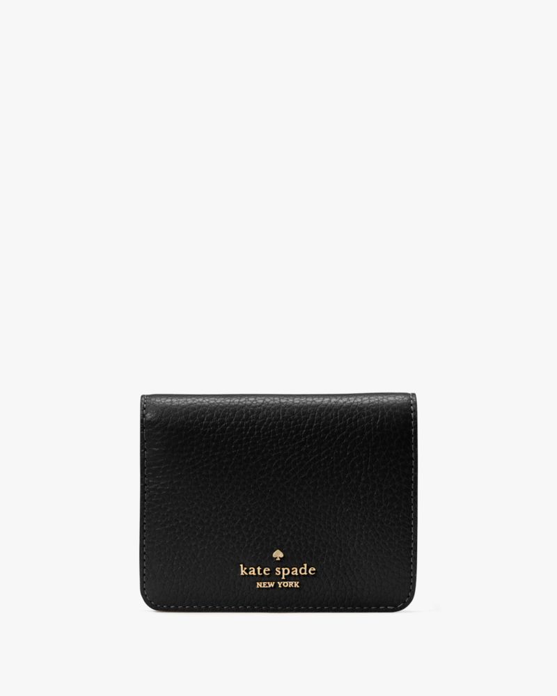 Black Lena Small Bifold Wallet