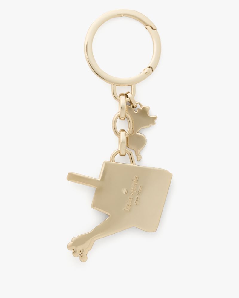 Kate Spade,Harvest Time Watering Can Keychain,Multi Color