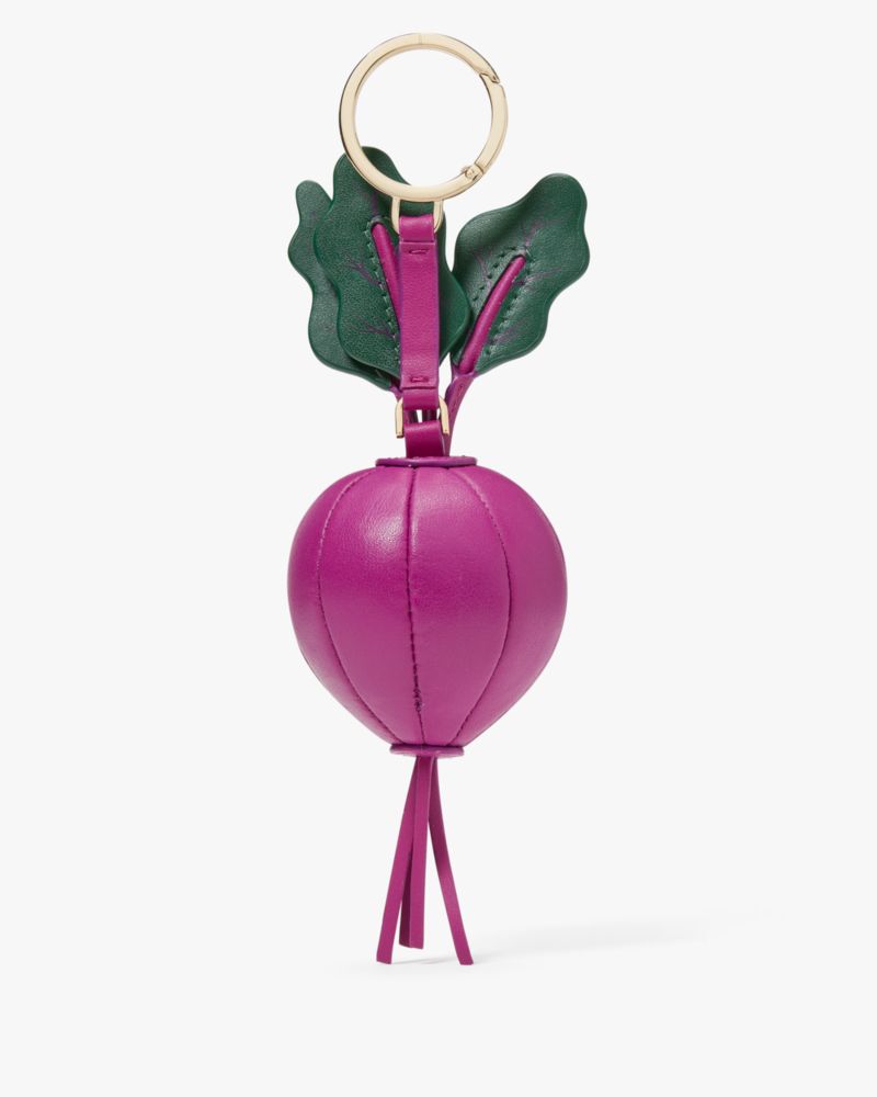 Kate Spade,Harvest Time 3D Beet Keyfob,Baja Rose Multi