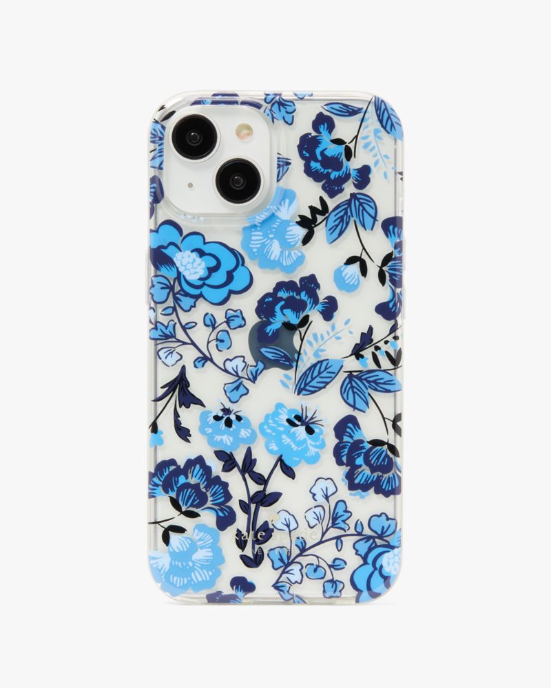 Kate Spade,Perfect Plume Vase Floral iPhone 15 Case,Clear