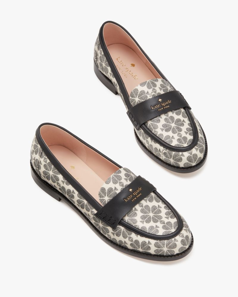 Kate Spade,Ruth Spade Flower Loafer,Black