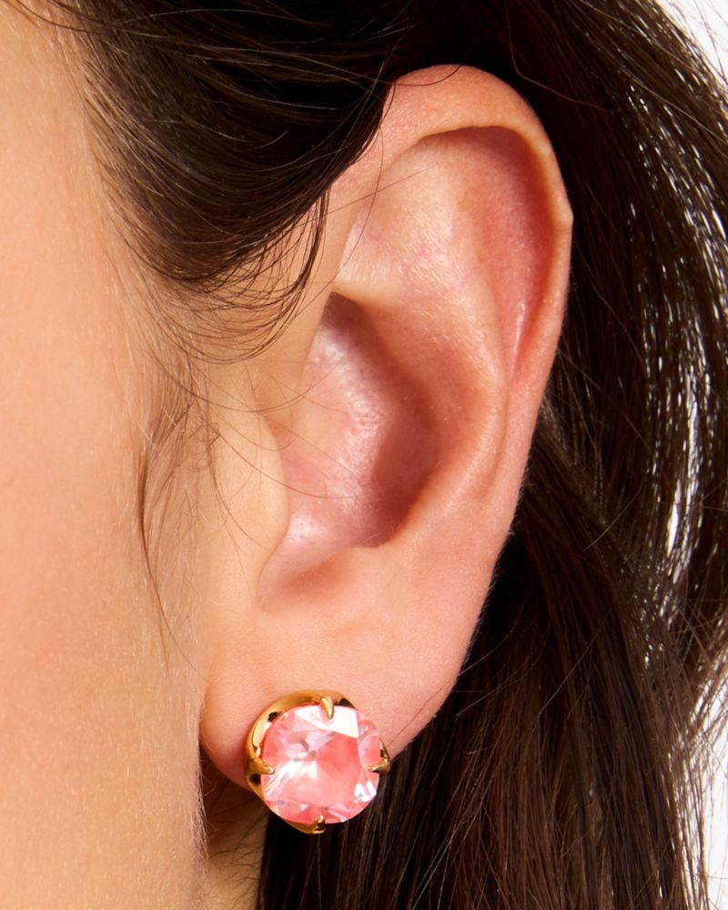 Kate Spade,Pop Of Joy 10mm Spade Flower Studs,Light Coral