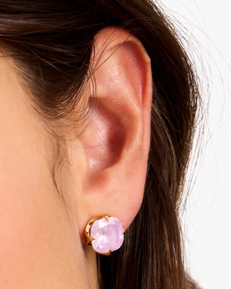 Kate Spade,Pop Of Joy 10mm Spade Flower Studs,Lilac