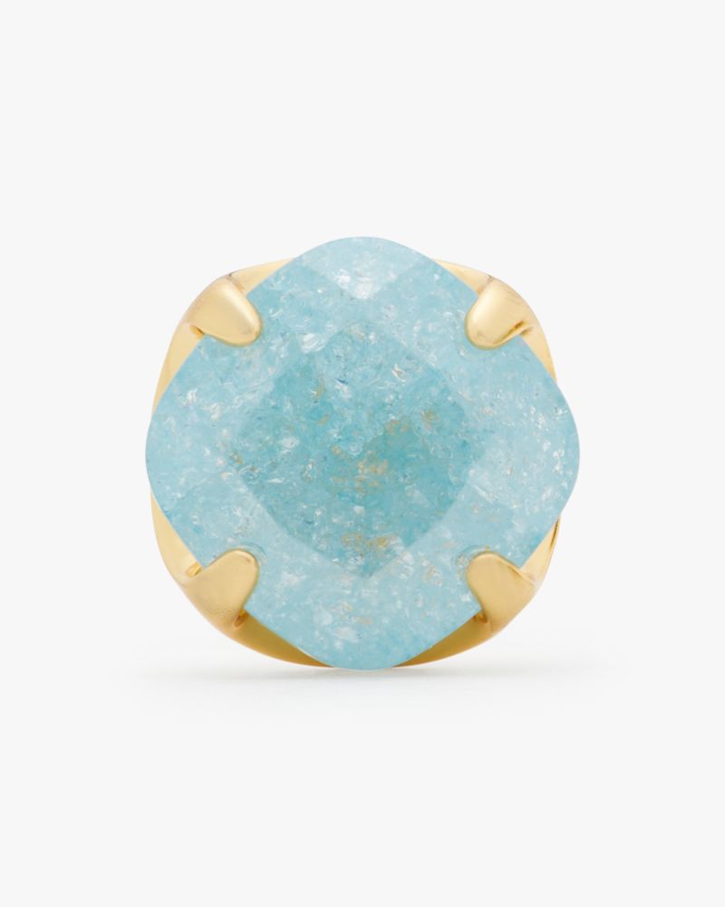 Kate Spade,Pop Of Joy 10mm Spade Flower Studs,Studs,Turquoise,Stones,Titanium,Day Party,Turquoise