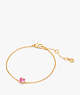 Kate Spade,Little Luxuries Solitaire Bracelet,Rose Pink