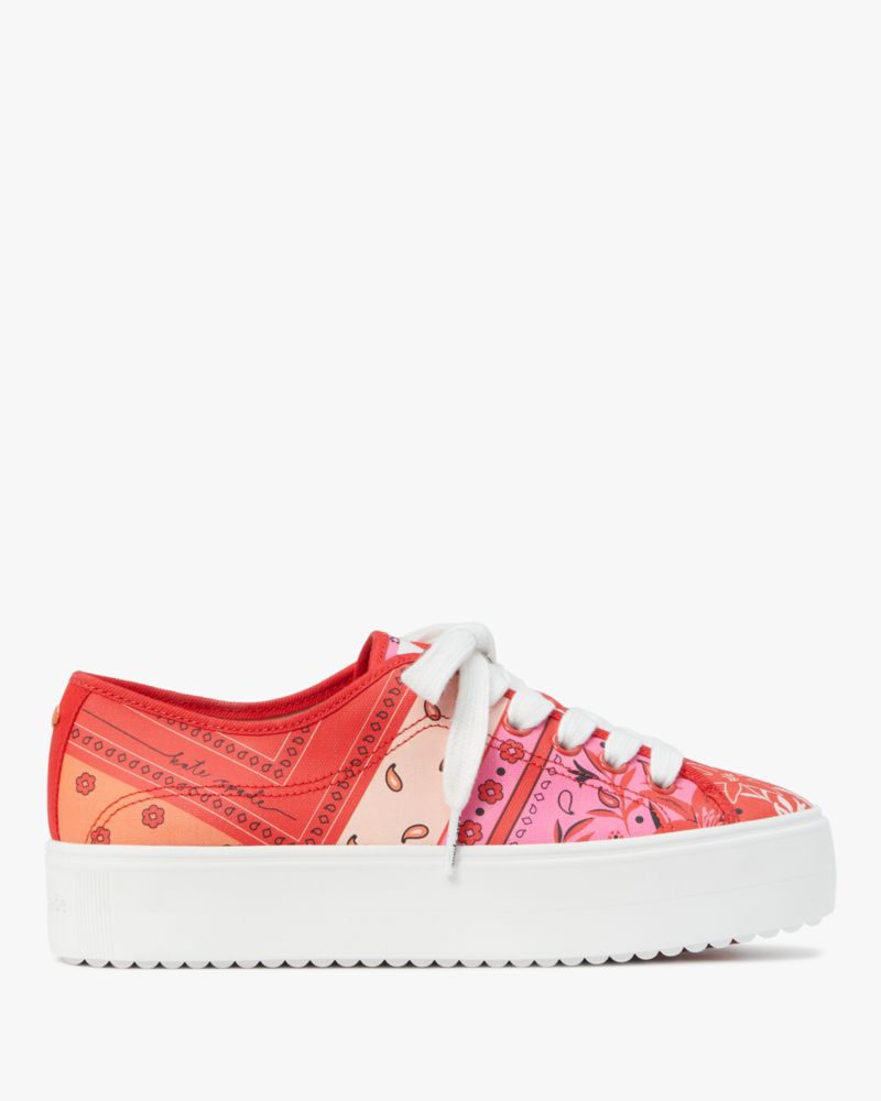 Kate Spade,Serve Bandana Patchwork Sneakers,