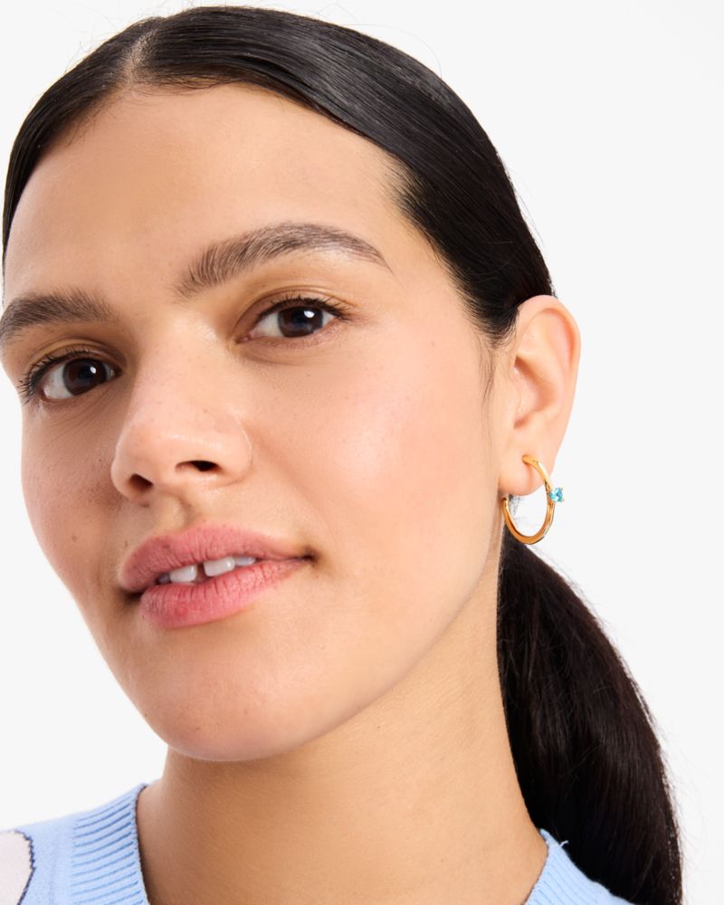 Kate Spade,Little Luxuries Hoops,